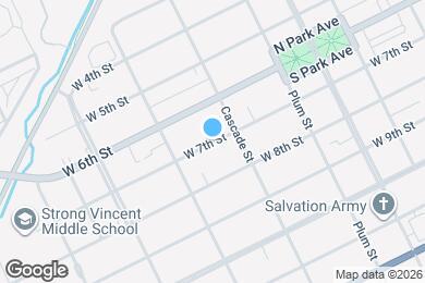 Map image of the property - 1026 W 7th St