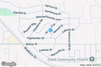 Map image of the property - 3195 Newell Dr