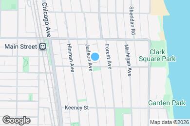 Map image of the property - 805 Judson Ave