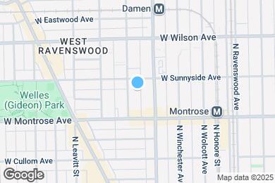Map image of the property - 4409 N Seeley Ave