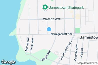 Map image of the property - 170 Narragansett Ave