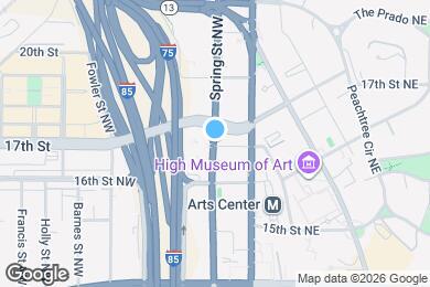 Map image of the property - 1301 Spring St NW