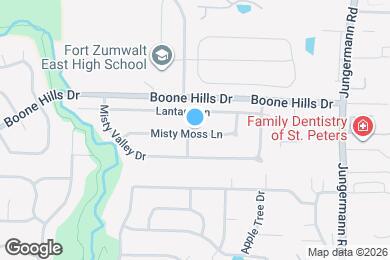 Map image of the property - 515 Misty Moss Ln