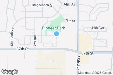 Map image of the property - 3601 Ponderosa Ct