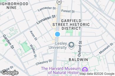 Map image of the property - 1675 Massachusetts Ave