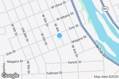 Map image of the property - 256 W 4th St