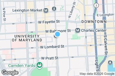 Map image of the property - 22 S Howard St