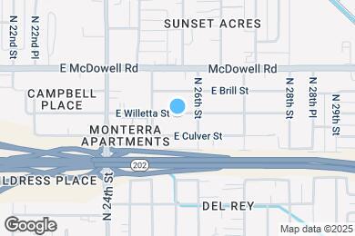 Map image of the property - 2525 E Willetta St