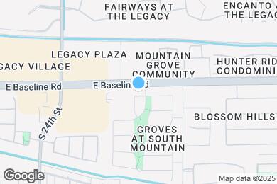 Map image of the property - 2638 E Valencia Dr