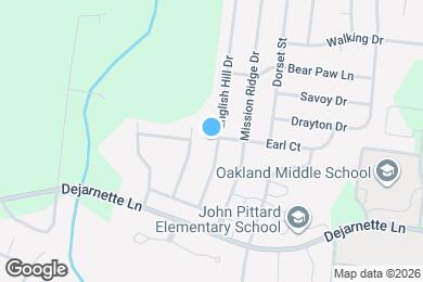 Map image of the property - 2431 English Hill Dr