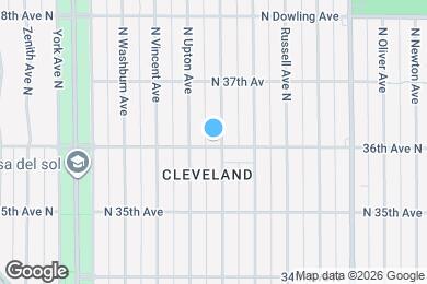 Map image of the property - 3601 N Thomas Ave