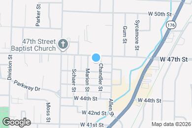 Map image of the property - 4617 Chandler St