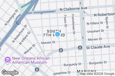 Map image of the property - 1920 Pauger St