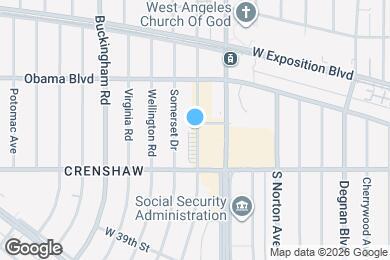 Map image of the property - 3705 S Victoria Ave