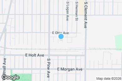 Map image of the property - 3326 S Lenox St