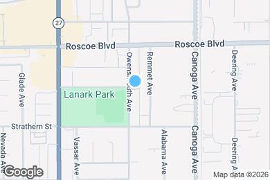 Map image of the property - 8126 Owensmouth Ave