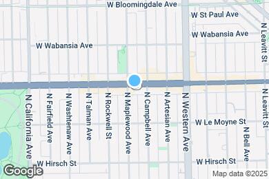 Map image of the property - 2519 W North Ave