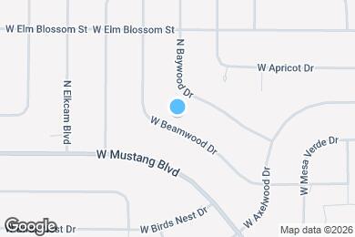 Map image of the property - 2905 W Beamwood Dr