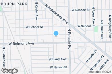 Map image of the property - 4051 W Melrose St