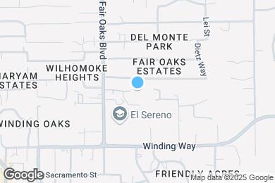 Map image of the property - Tahoe at Fair Oaks Apartments