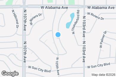 Map image of the property - 11662 N Hacienda Dr
