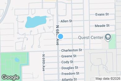 Map image of the property - 6780 Pershing St