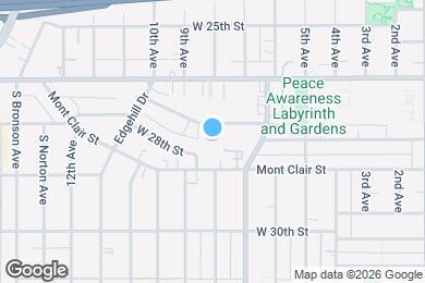 Map image of the property - 3800 W 27th St