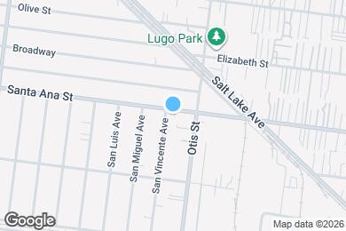 Map image of the property - 4108 Santa Ana St