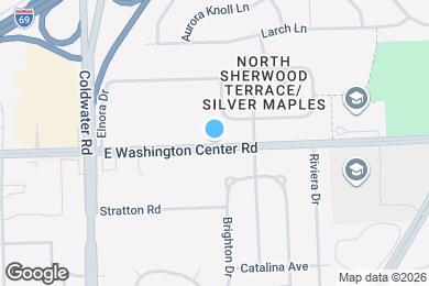 Map image of the property - 801 E Washington Center Rd