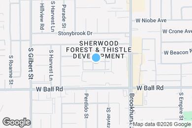 Map image of the property - 927 S Downey Pl