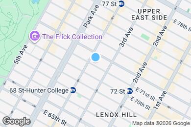 Map image of the property - 163 E 71st St