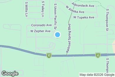 Map image of the property - 2376 W Rock Island Ave