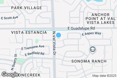 Map image of the property - 1612 E Barbarita Ave
