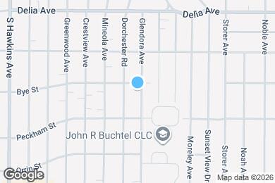 Map image of the property - 628 Glendora Ave