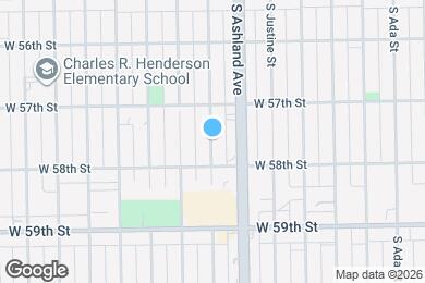 Map image of the property - 5735 S Marshfield Ave