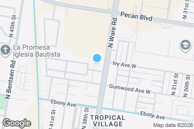 Map image of the property - 809 N Ware Rd