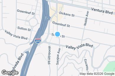 Map image of the property - 4321 Saugus Ave