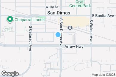 Map image of the property - 367 S San Dimas Ave