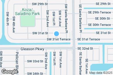 Map image of the property - 135 SW 31st Terrace