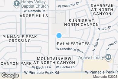 Map image of the property - 4057 W Cielo Grande