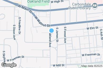 Map image of the property - 315 S Oakland Ave