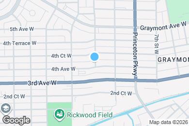 Map image of the property - 1000 4th Ave W