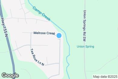 Map image of the property - 161 Melrose Creek Dr