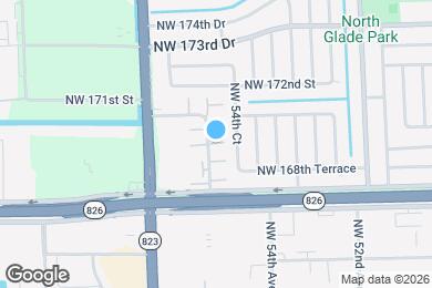 Map image of the property - 5452 NW 169th Ter