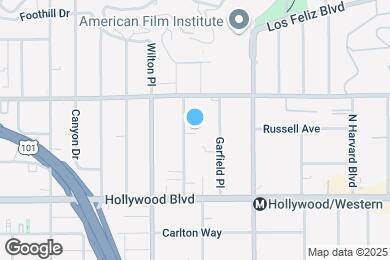 Map image of the property - 1824 N Gramercy Pl