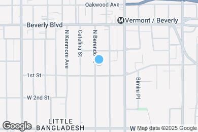 Map image of the property - 120 N Berendo St