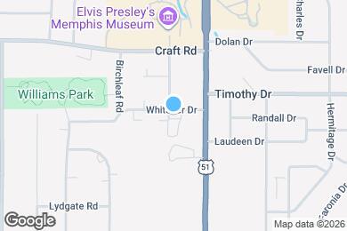 Map image of the property - 1137 Whitaker Dr