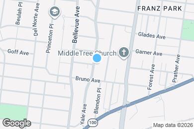 Map image of the property - 2126 Yale Ave