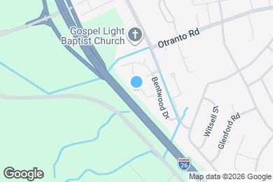 Map image of the property - 3067 Brigham Ct