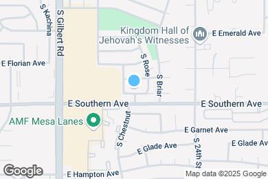 Map image of the property - 2228 E Flossmoor Ave